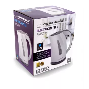 Bollitore Esperanza 1,7 l 2200 W grigio bianco