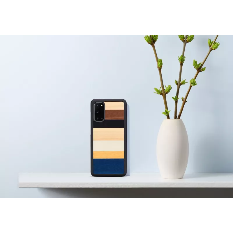 Custodia per cellulare man and wood Galaxy S20 nero – cover protettiva per Samsung Galaxy S20