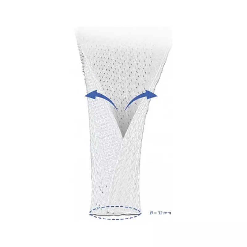 Tubo intrecciato DeLOCK 20818 5 m x 32 mm bianco