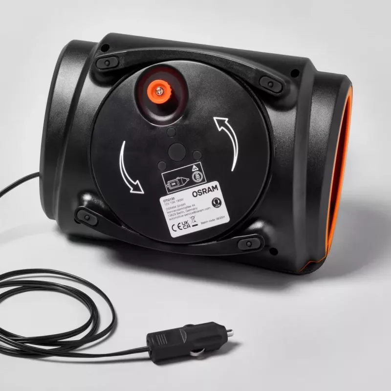 Compressore aria Osram TyreInflate 2120 – compatto gonfiatore per pneumatici 12V a batteria (OTI2120)