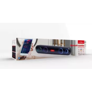 Gembird SPKBT-BAR400L soundbar nero 2.0 canali 10 W