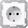 JUNG A 1520 BFKI WW Presa SCHUKO antiurto, bianco alpino