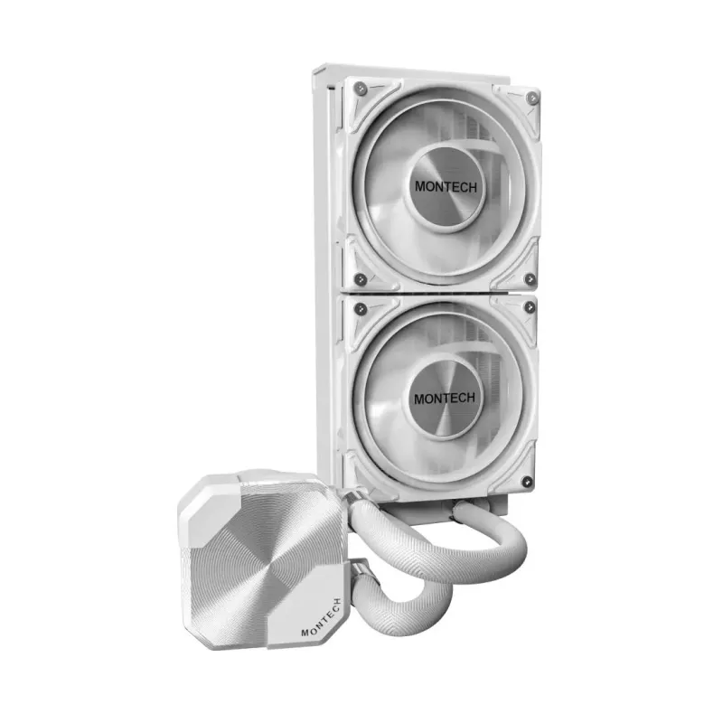 Montech HyperFlow Silent 240 dissipatore liquido all-in-one per processore 12 cm bianco 1 pz.