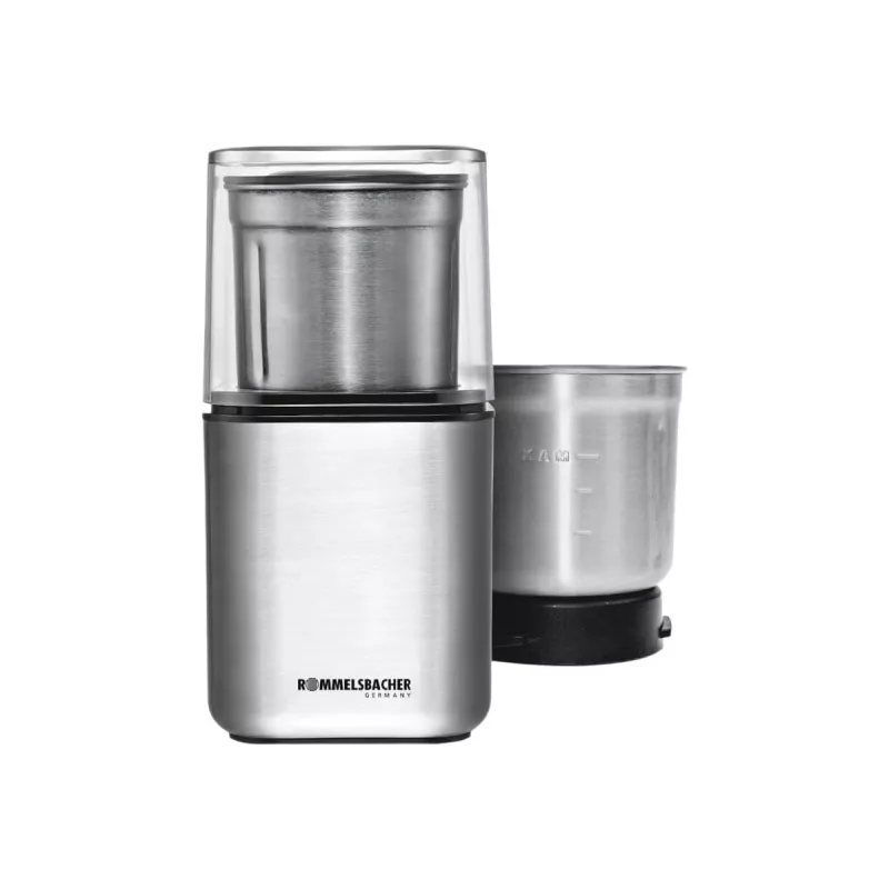 Rommelsbacher macinacaffè per spezie acciaio inox argento EGK 200 (EGK 200)