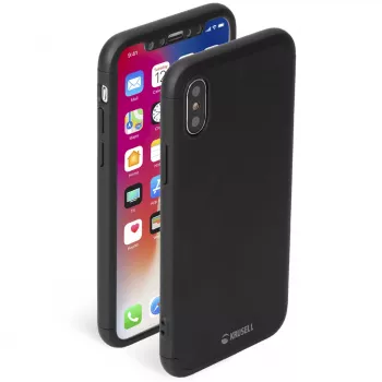 Cover Krusell Arvika 3.0 iPhone XS Max 16,5 cm nero