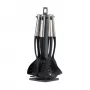 Set utensili da cucina JATA HACC4624 7 pz. nero acciaio inox resistente al calore fino a 210 °C