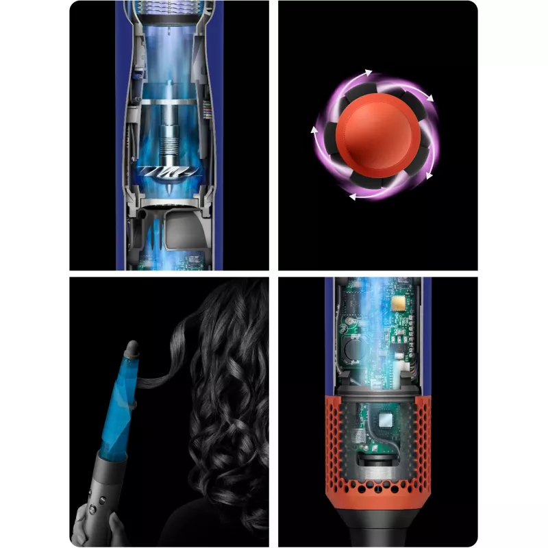 Dyson Airwrap i.d. Multistyler Nero caldo, Arancione, Verde petrolio 1300 W 2,675 m