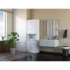 Armadietto contenitore bagno Topeshop NEL 1K DK BPOŁ bianco 5 ripiani