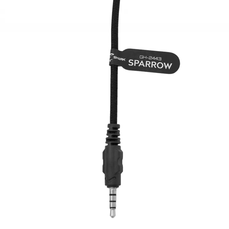 Cuffie White Shark GH-2443 Sparrow nero