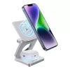 Caricabatterie wireless BlitzWolf BW-IW30 stazione di ricarica rapida 3-in-1 per iPhone e Samsung, ricarica wireless di 3 dispositivi