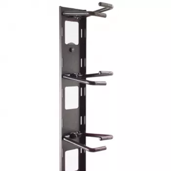 APC NetShelter Gestione cavi, Gestore cavi verticale, Anelli passacavi, Set da 8, Nero, 55 mm x 766 mm x 85 mm