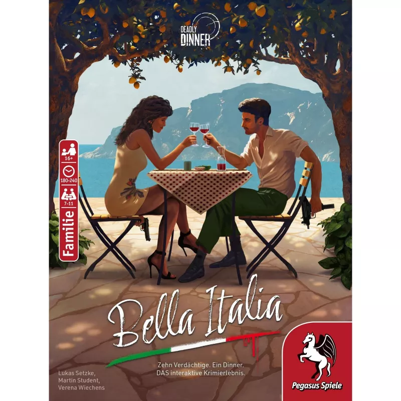 Deadly Dinner - Bella Italia, gioco da tavolo