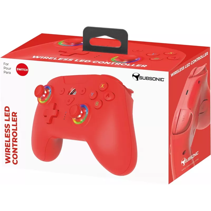 Subsonic Wireless LED Controller rosso per Switch