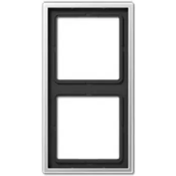 JUNG AL 2982 Telaio di copertura a 2 posti, 81x152 mm, alluminio nero