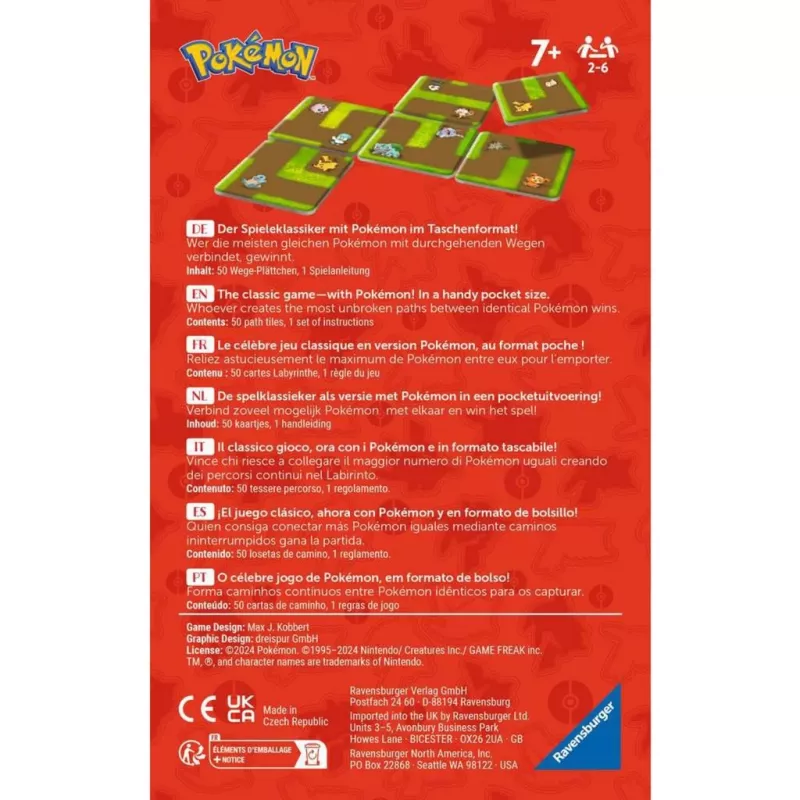 Pokémon Labyrinth Connect, gioco da tavolo
