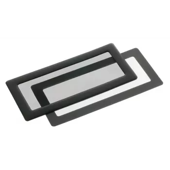 Filtro antipolvere DEMCiflex Standard per 2 ventole da 40 mm, nero, 130,7×60 mm