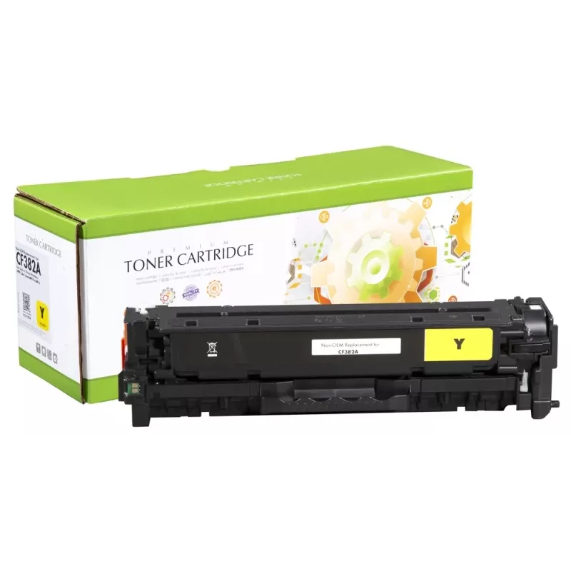 Static Control compatibile Hewlett-Packard 312A (CF382A) giallo, 2700 pagine