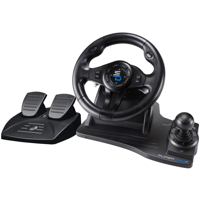 Volante + pedali gaming Subsonic SA5596-NG nero USB 270°
