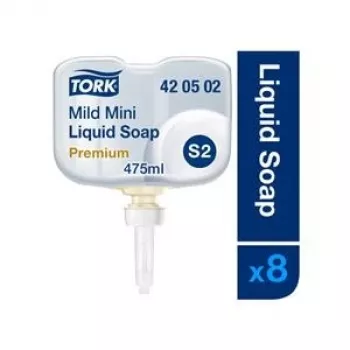 Sapone liquido non specificato Tork Premium Mild S2 475 ml, ricarica per dispenser, formulazione delicata