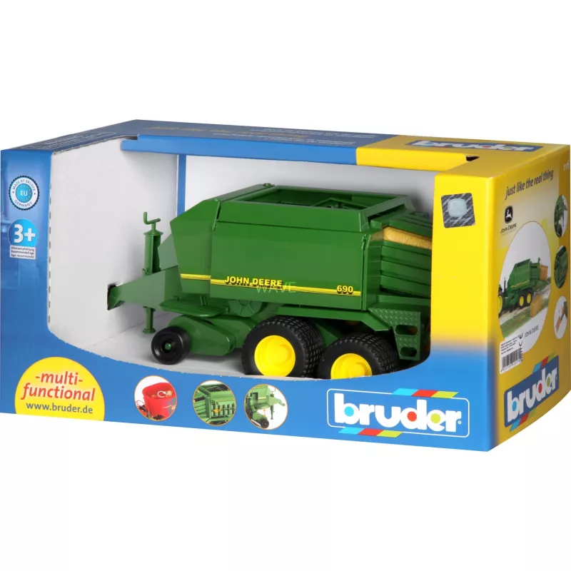 Veicolo giocattolo e pista giocattolo BRUDER 02017, plastica, adatto da 3 anni, colori nero/verde/giallo