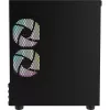 PC Micro Tower Thermaltake View 170 WS ARGB — case micro, nero, supporta alimentatore PS2, 2x 120 mm laterali + 1x 120 mm posteriori, HDD 2,5/3,5 pollici