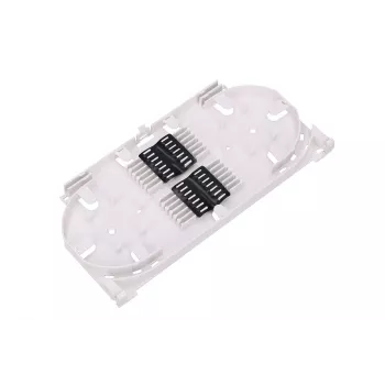 Cassetta di giunzione in fibra ottica Extralink V2 24 fibre, case in ABS, bianco