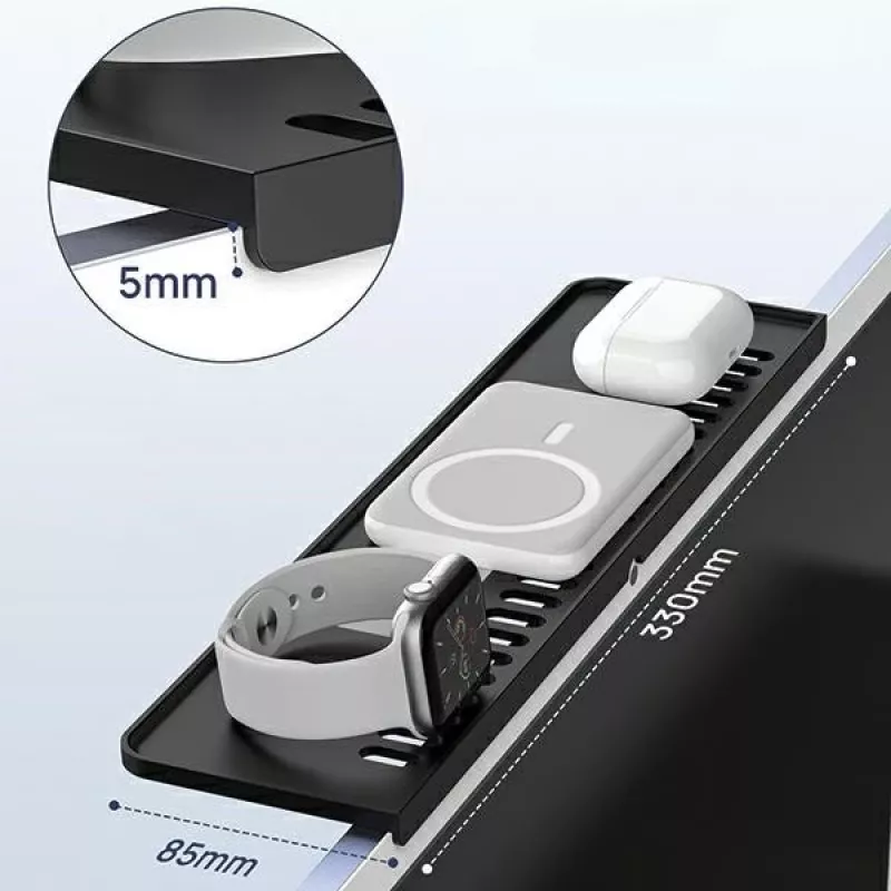 Supporto portaoggetti per iMac SODi 312 nero