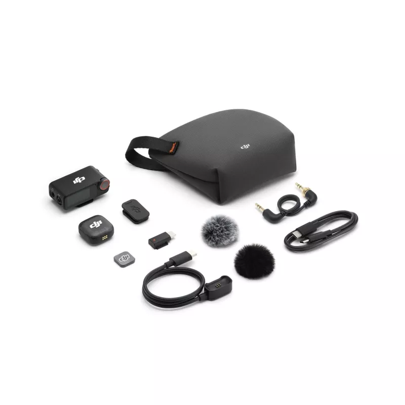 Sistema microfonico DJI Camera Acc Mic 3 (1× trasmettitore + 1× ricevitore)