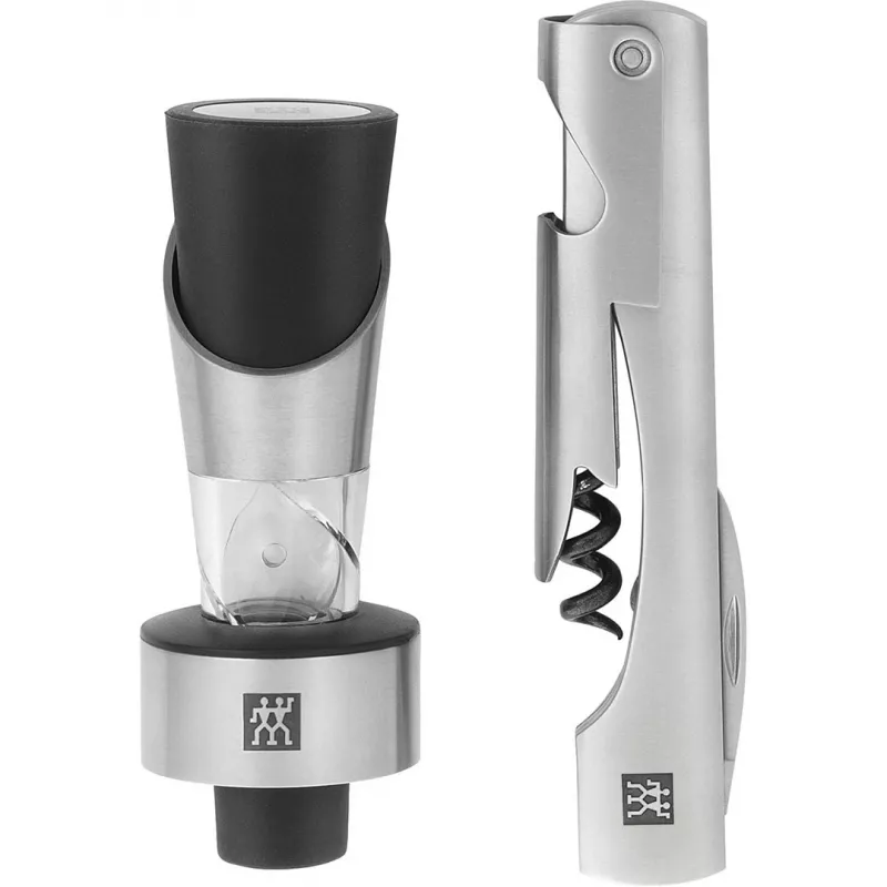 Set attrezzi da vino ZWILLING Sommelier — custodia rettangolare 100×190×42 mm, 2 pz.