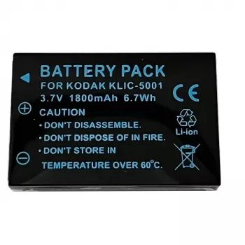 Batteria ricaricabile Extra Digital KLIC-5001 3,7 V 1000 mAh per dispositivi portatili