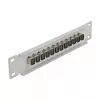 Patch panel fibra ottica DeLOCK 10 pollici 12 porte SC simplex beige 1U grigio