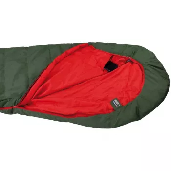 Sacco a pelo Mumienschlafsack Pak 1000 ECO (verde scuro/rosso)