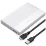 Case per SSD/HDD SATA 2,5 pollici QOLTEC 52278 USB 3.0, supporta fino a 2 TB