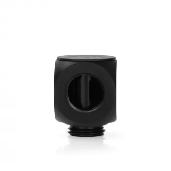 Thermal Grizzly DeltaMate Rotary FF90° – raccordo per raffreddamento a liquido, nero, 1 pz. (TG-DM-FIT-0010)