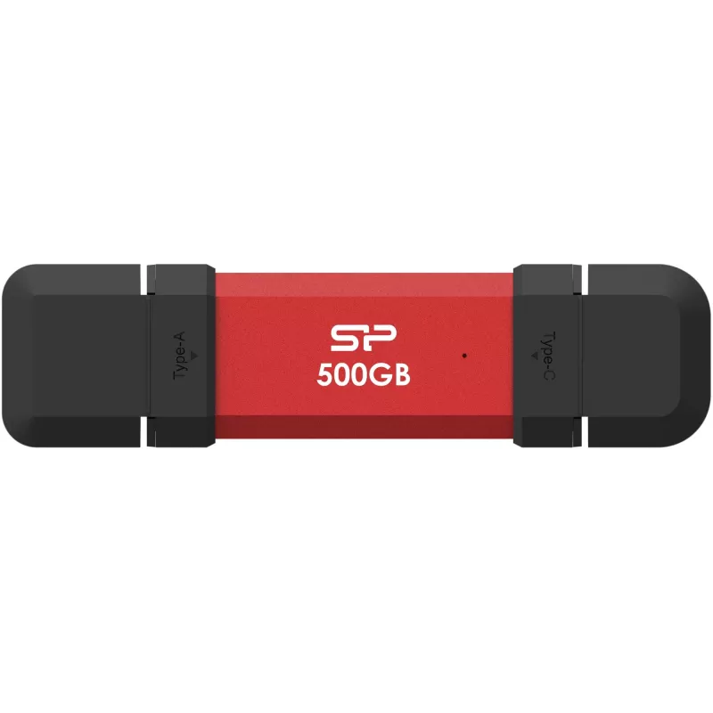 SSD portatile Silicon Power DS72 500 GB, USB-C/USB-A 3.2 Gen 2