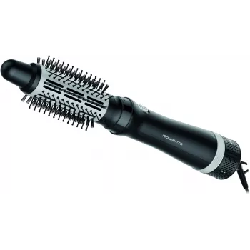 Spazzola ad aria calda Rowenta Express Style CF6320F0 calda nero argento per tutte le lunghezze di capelli