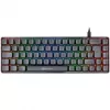 Tastiera gaming GAMIAC TKL69G SF, Kailh rosso - nero/grigio
