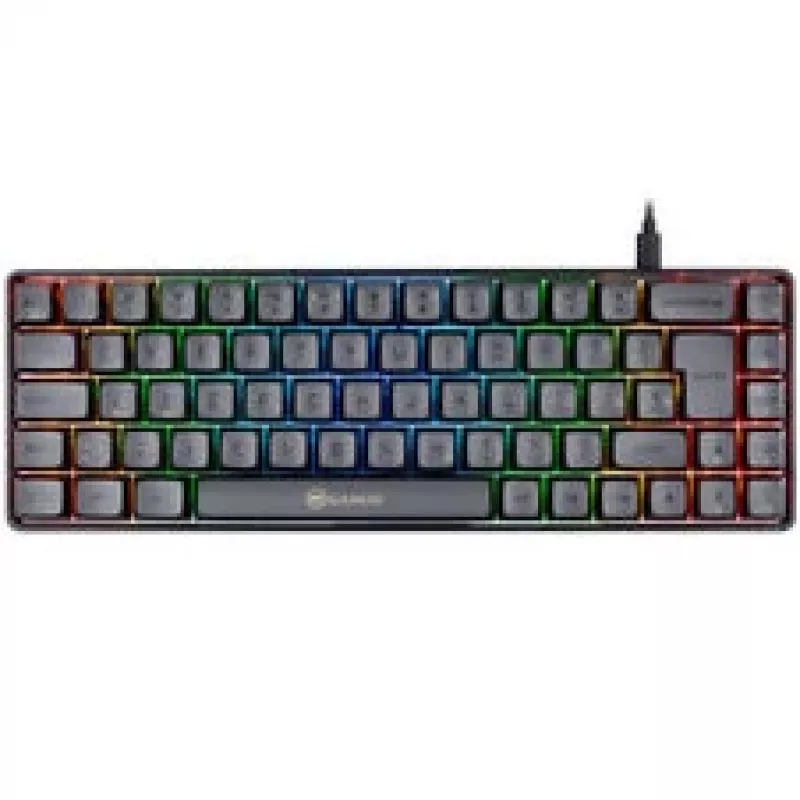 Tastiera gaming GAMIAC TKL69G SF, Kailh rosso - nero/grigio