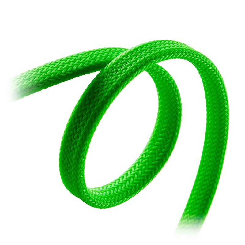 CableMod ModMesh - cavo SATA - Serial ATA 150/300/600 - SATA (M) a SATA (M) - 60 cm - verde chiaro (CM-CAB-SATA-N60KLG-R)