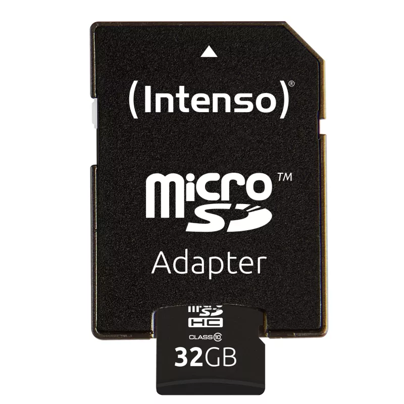 MEMORIA MICRO SDHC 32 GB C10/MIT ADATTATORE 3413480 INTENSO