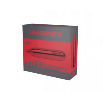 Capsule CO2 UMAREX KOL.121-229 12 g — metallo 12 g, confezione da 5 per fucili ad aria compressa e marcatori RAM