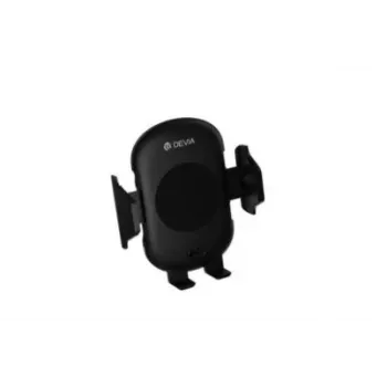 Supporto di ricarica wireless per auto Devia Smart Serie sensore a infrarossi — nero