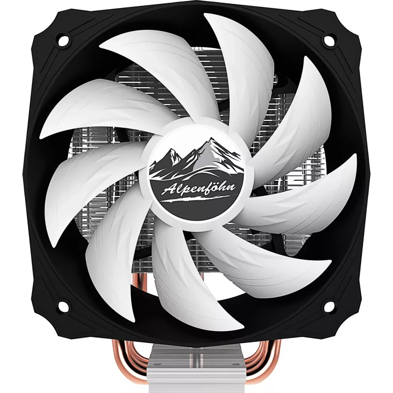 Dissipatore CPU Alpenföhn Ben Nevis 12 cm Nero, Rame, Argento, Bianco
