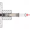 Tassello per telai Fischer SXR 6 x 60