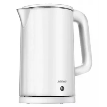 Bollitore MPM 1,7 L 2200 W corpo in acciaio inox, pulsanti, termostato regolabile, blocco di sicurezza