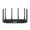 Router da tavolo MERCUSYS MR47BE — tri-band Wi-Fi 7 (2,4/5/6 GHz), 9300 Mbit/s, 3× RJ-45, 2,5GbE, 6 antenne esterne