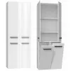 Topeshop NEL 2K DD armadietto bagno in bianco lucido bianco