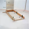 Supporto di montaggio per telai di porte Bessey TMS regolabile in altezza in acciaio robusto