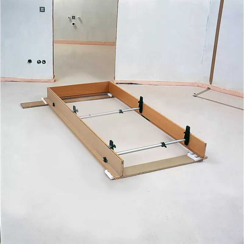 Supporto di montaggio per telai di porte Bessey TMS regolabile in altezza in acciaio robusto