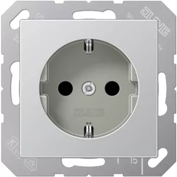 Presa da incasso JUNG A 1520 AL alluminio per prese Type-F — modello A1520AL